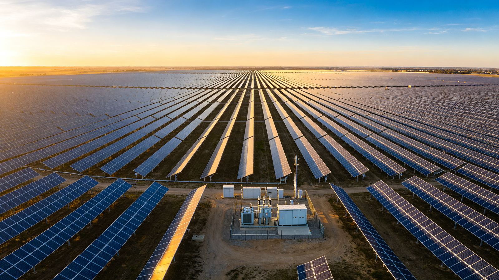 Large-scale ground-mounted solar photovoltaic plant — OUZHI Cable 欧智电缆