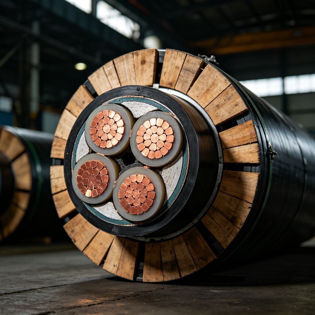 OUZHI Cable 欧智电缆 | 10kV-35kV Medium Voltage Cable 10kV-35kV medium voltage XLPE power cable drum with copper conductor — OUZHI Cable 欧智电缆