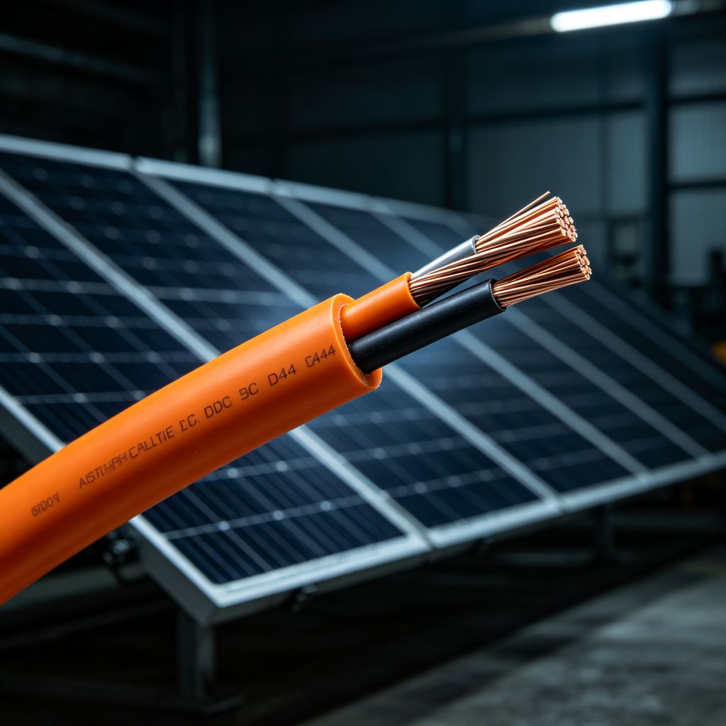 OUZHI Cable 欧智电缆 | Photovoltaic DC Cable TUV certified orange photovoltaic DC solar cable 1500V — OUZHI Cable 欧智电缆